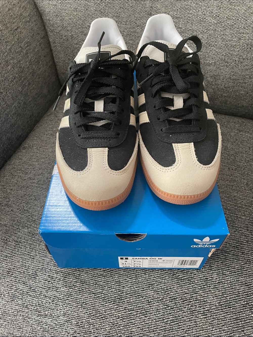 OG Adidas Samba Black/Cream 41.5